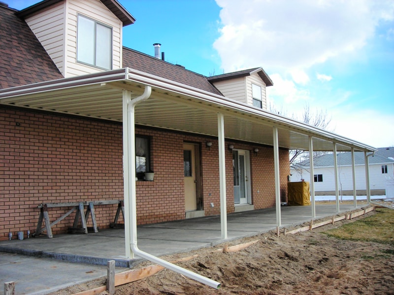 Patio Cover Steel V Panel Kool Breeze Ogden Utah