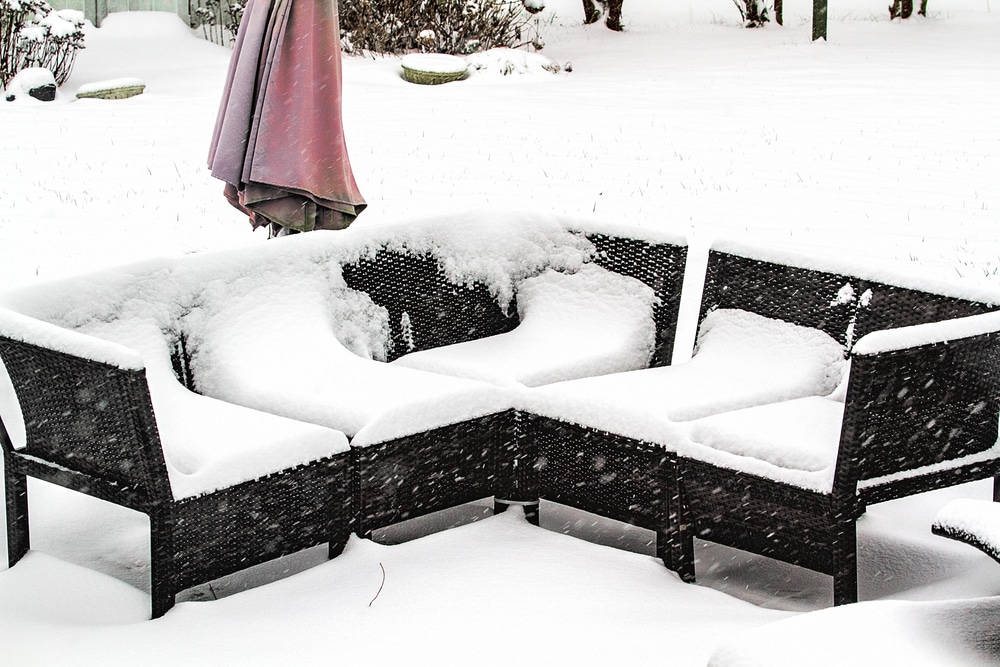 cover your patio furniture in the winter