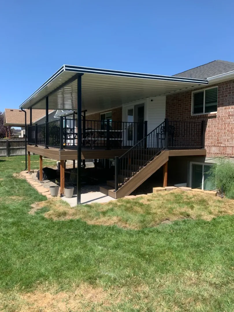 Custom Steel Patio Cover Installation in Syracuse, UT