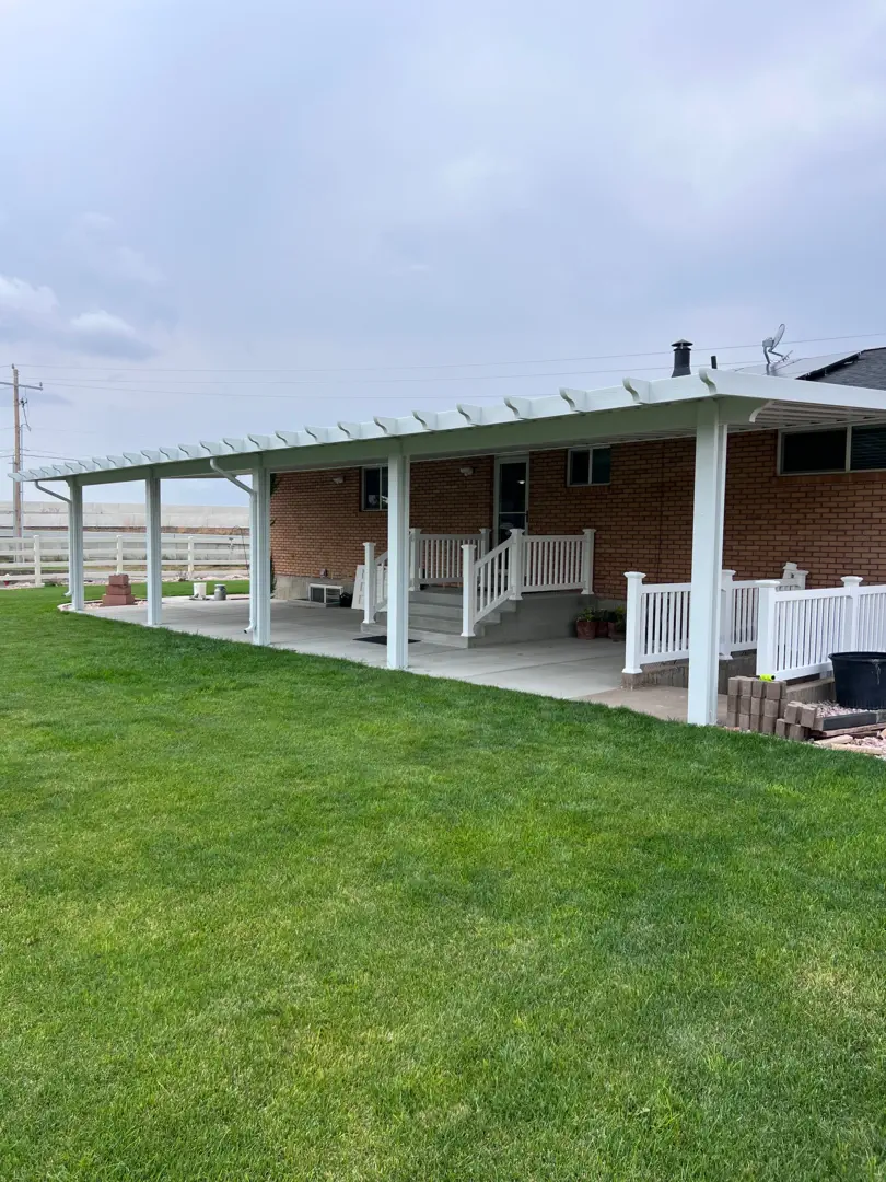 Custom 50x15 Steel Patio Cover Installation in Syracuse, UT