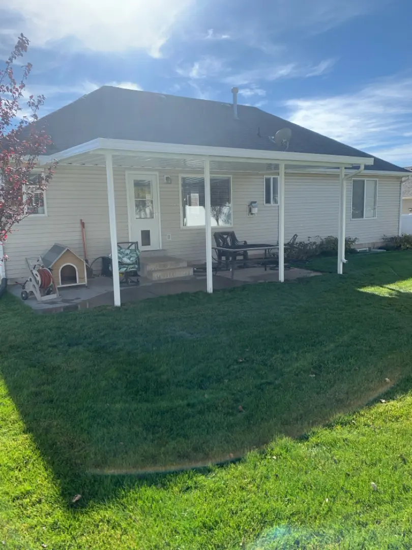 Custom 21x13 Steel Patio Cover Installation in Syracuse, UT