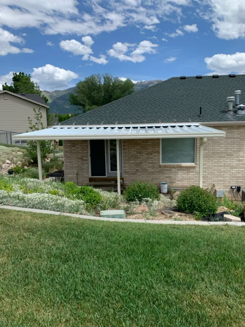 Custom Steel Patio Cover Installation in Layton, UT