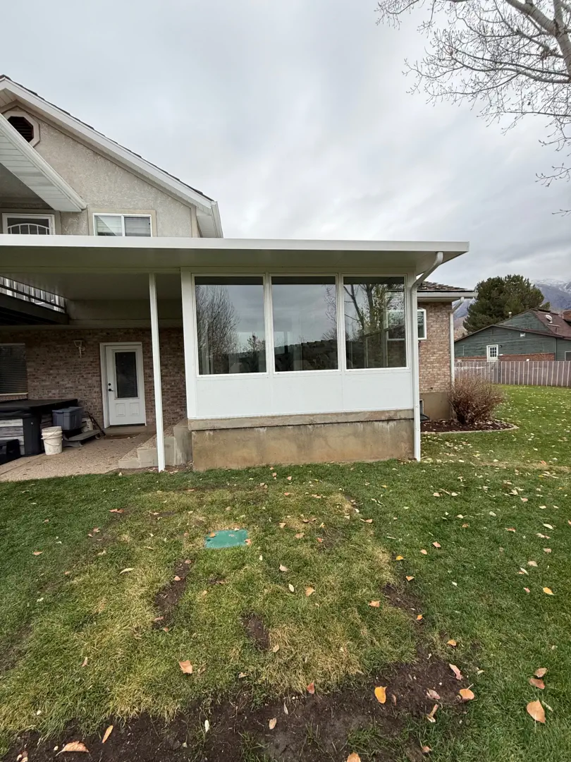 Custom Insulated Patio Cover and Sunroom Addition in Layton, UT