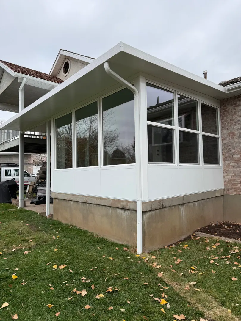 Custom Insulated Patio Cover and Sunroom Addition in Layton, UT