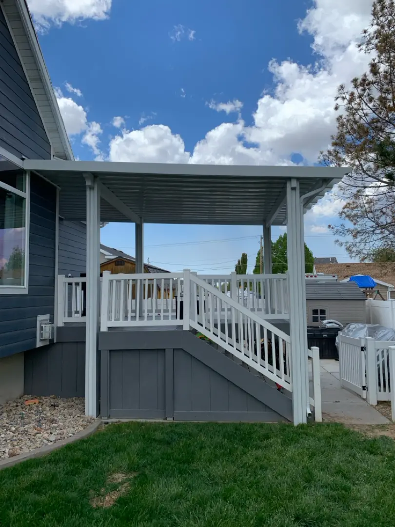 Custom 15x20 Steel Patio Cover in Syracuse, UT