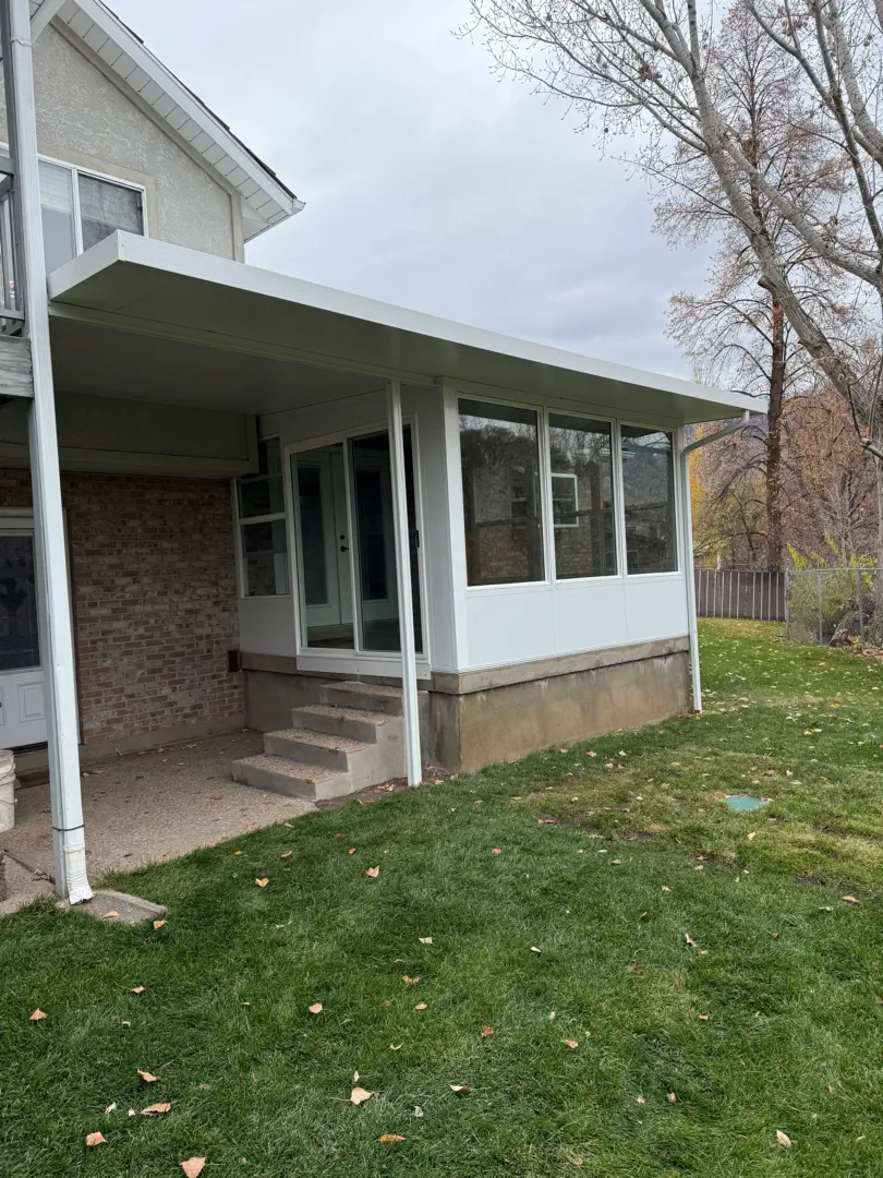 Custom Insulated Patio Cover and Sunroom Addition in Layton, UT