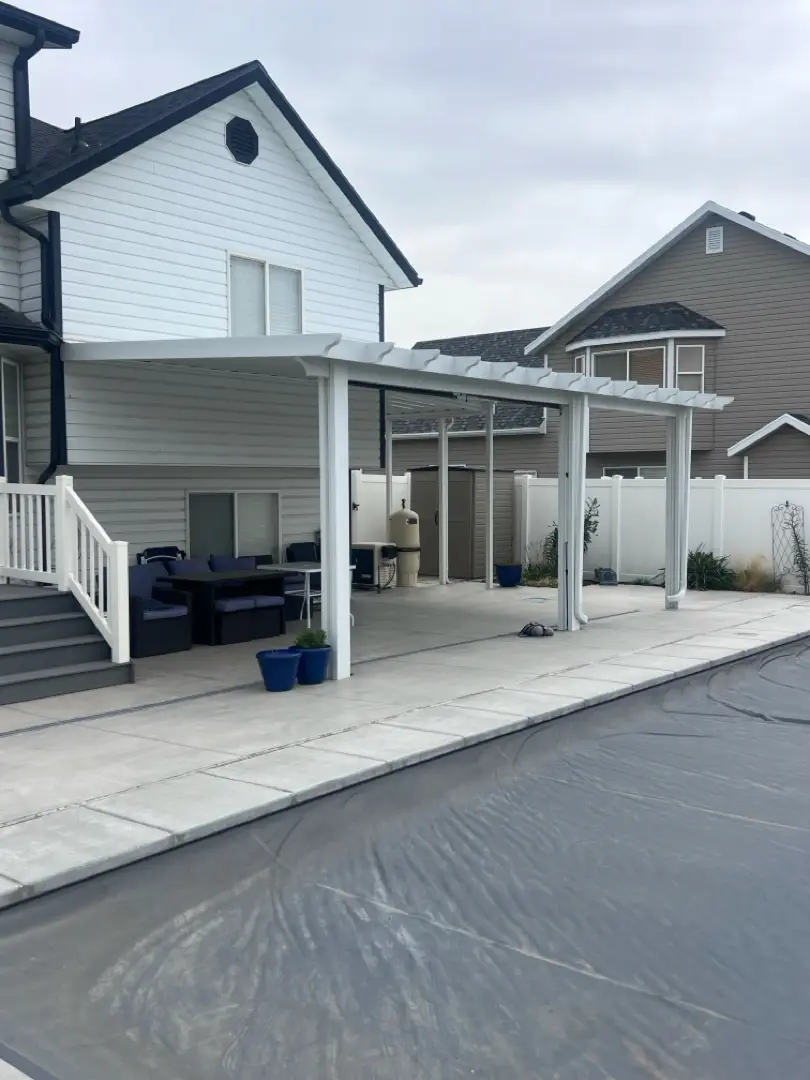 Custom Patio Cover Extension Project in Syracuse, UT