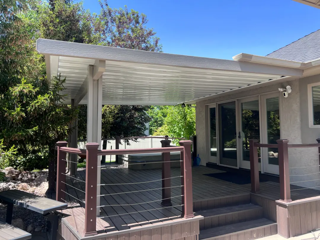Custom 16x14 Patio Cover Installation in West Point, UT