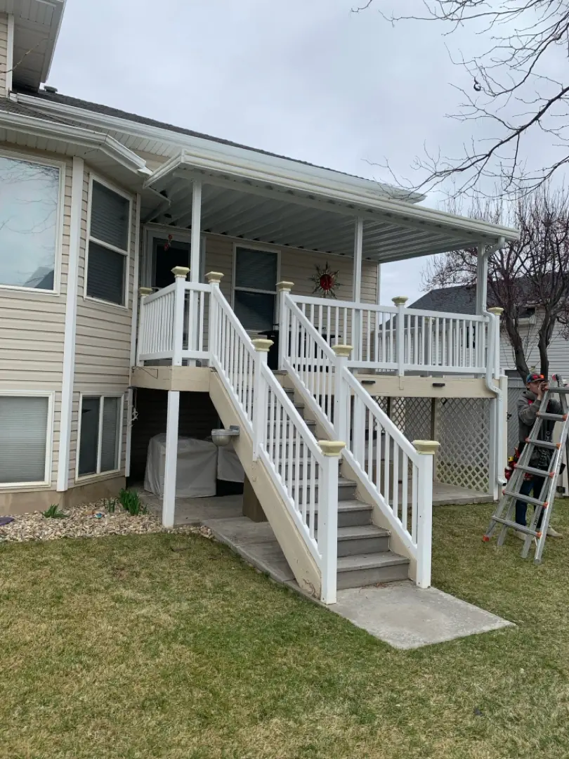 Custom 17x11 Steel Patio Cover Installation in West Point, UT