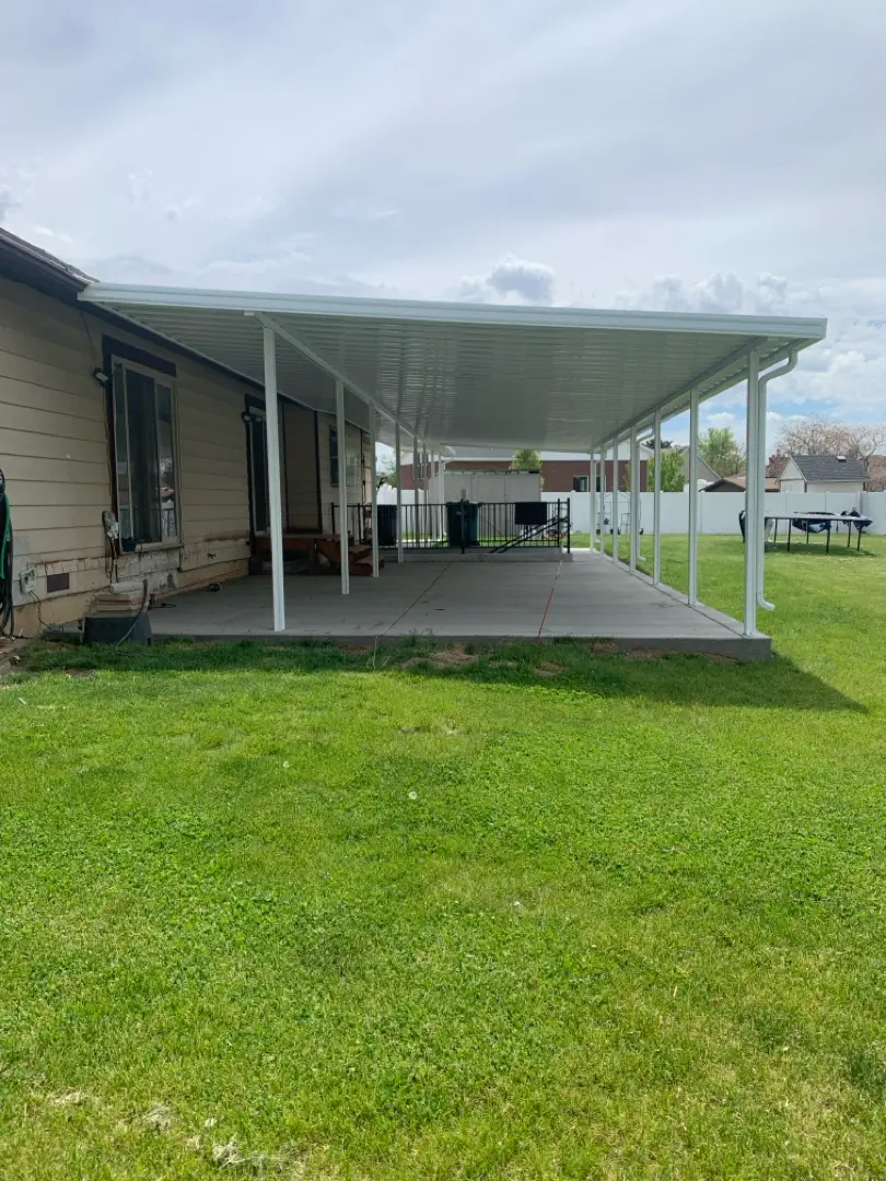 Custom Steel Patio Covers Installed in Layton, UT