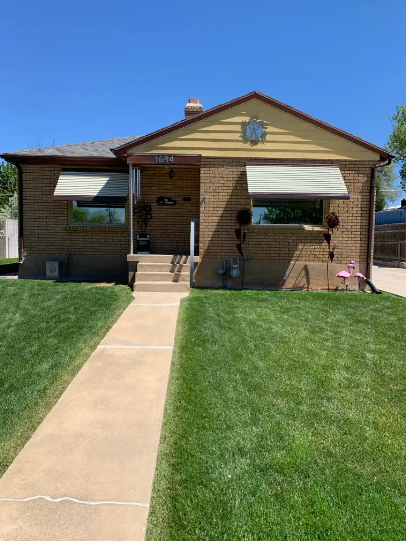 Custom Steel Patio Cover and Window Awnings in Sunset, UT