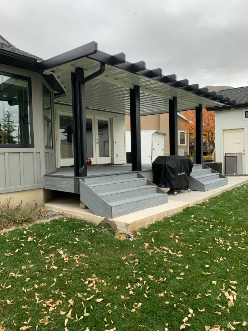 Custom Steel Patio Cover Installation in Centerville, UT
