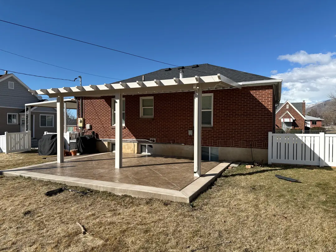 Custom 24x12 Steel Patio Cover Installation in Bountiful, UT