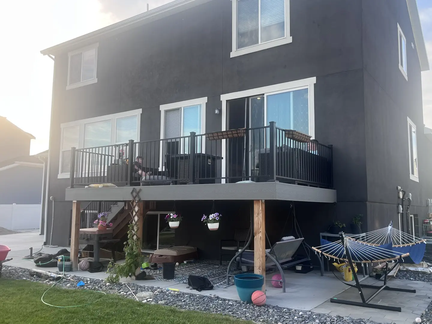 Custom 20x11 Steel Patio Cover Installation in West Point, UT