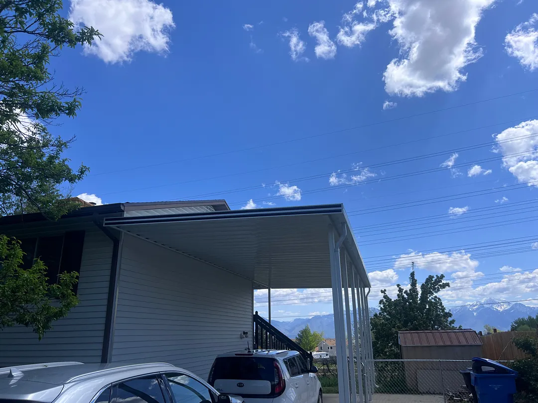 Custom Steel Patio and Driveway Covers in Kearns, UT