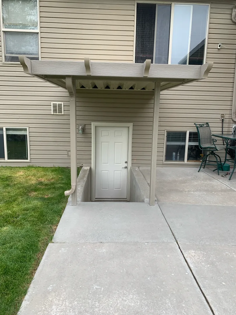 Custom 7x10 Walk-Out Patio Cover in Hooper, UT