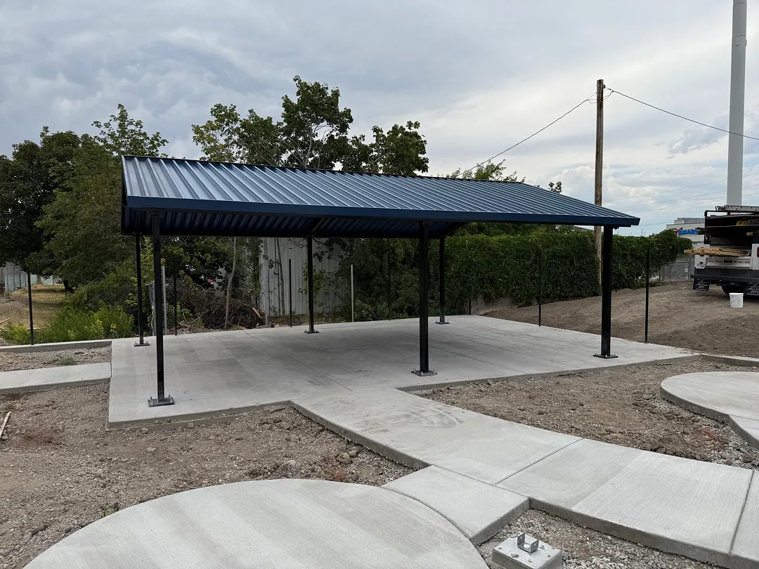 Durable 28x20 Illini Shelter Installation in Logan, Utah