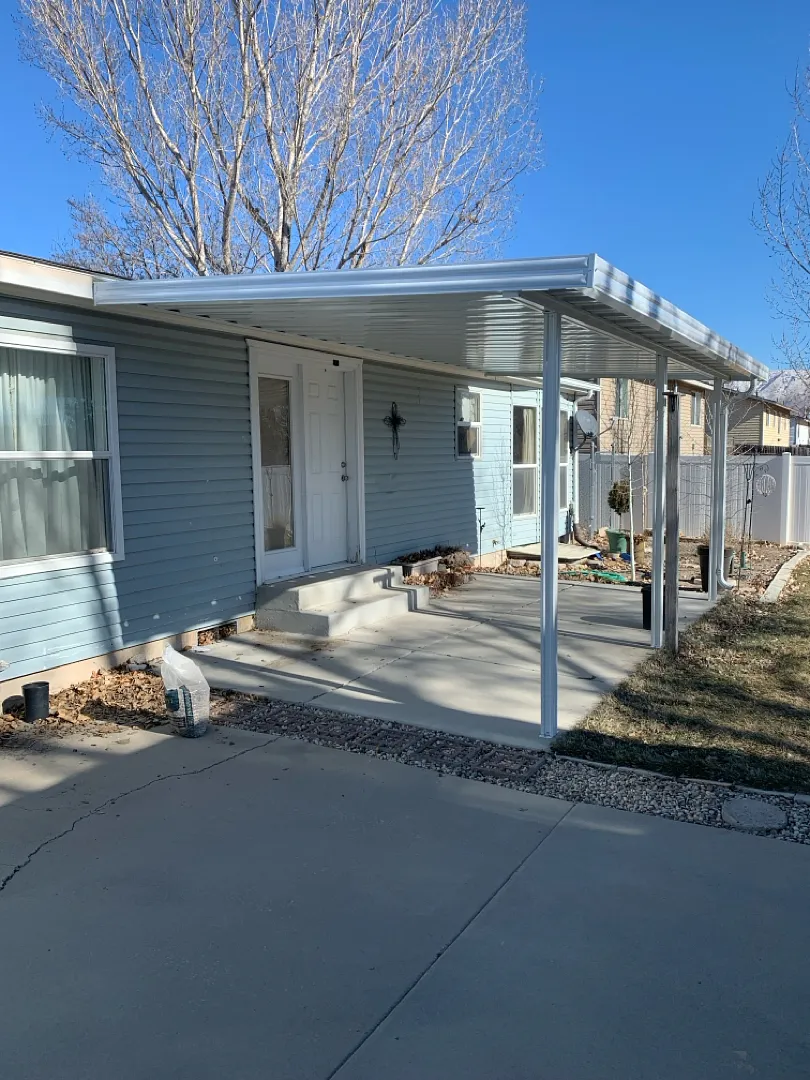 Custom 20x11 Patio Cover Installation in Garland, UT