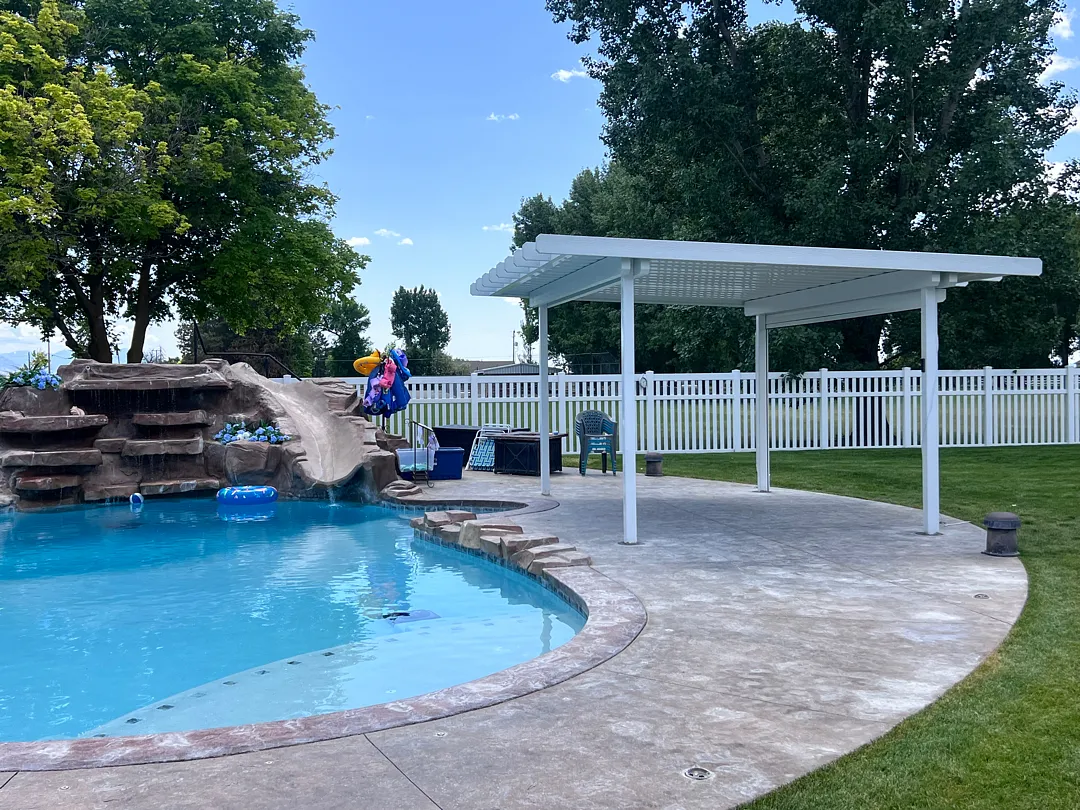 Stunning 16x14 Patio Cover Installation in Garland, UT
