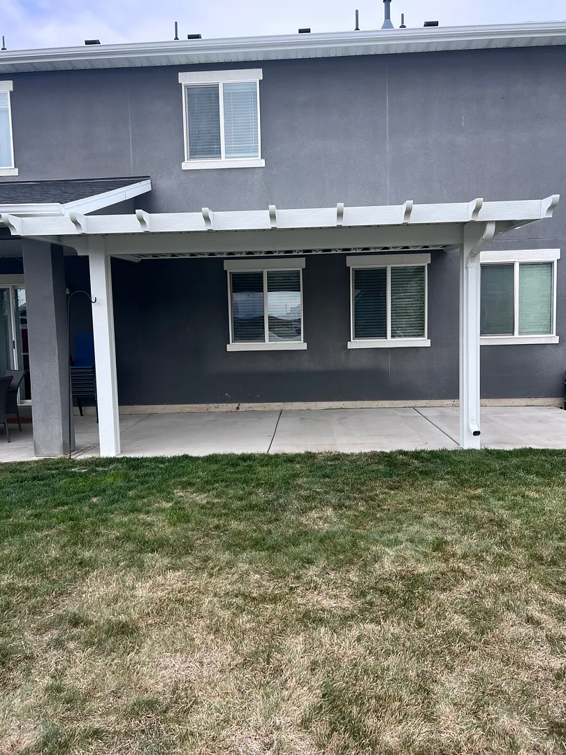 Roy, UT Patio Cover Installation and Wrap Project