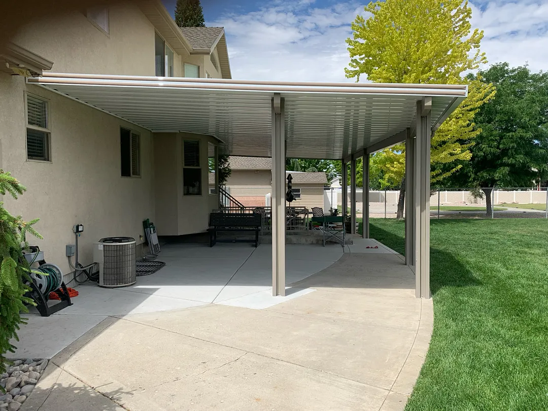 Steel Patio Cover Installation in Farr West, Utah