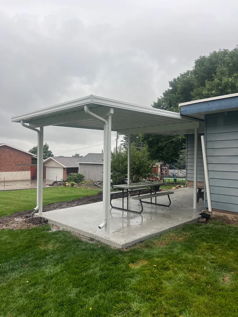 Stunning 12x28 Patio Cover Installation in North Ogden, UT