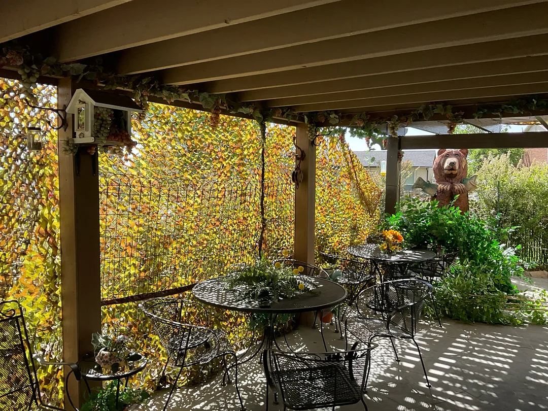 Custom Brown Lattice Wall Installation in North Ogden