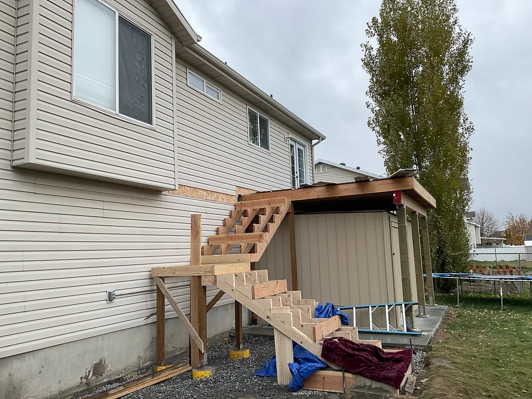 Custom Gable Patio Cover Installation in Roy, Utah