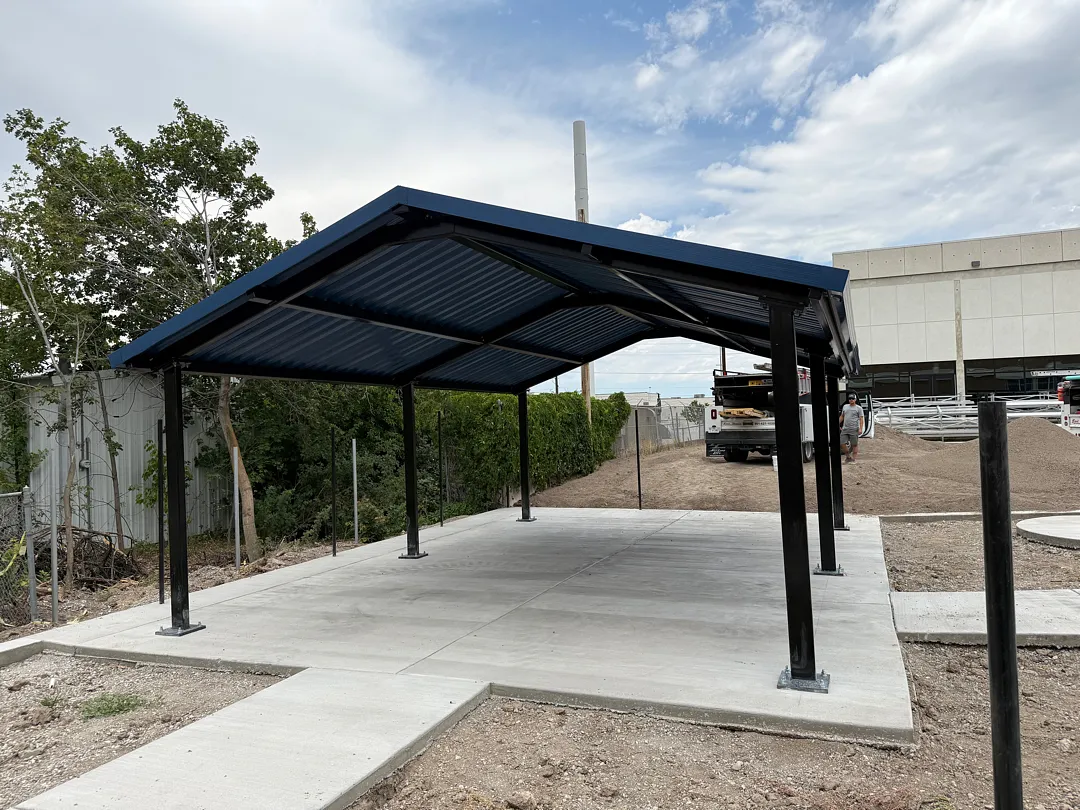 Durable 28x20 Illini Shelter Installation in Logan, Utah