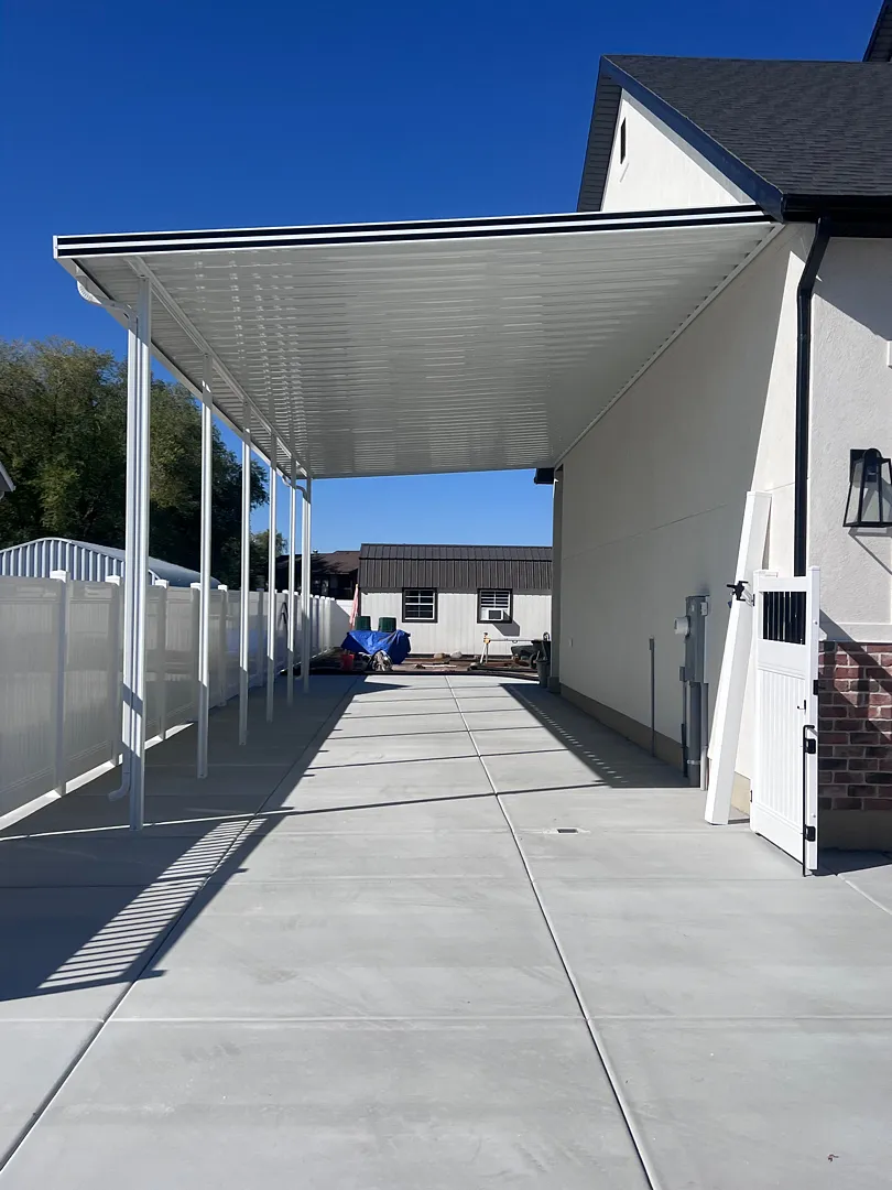 Stunning 45x16 Patio Cover Installation with 14-Foot Clearance in Taylor