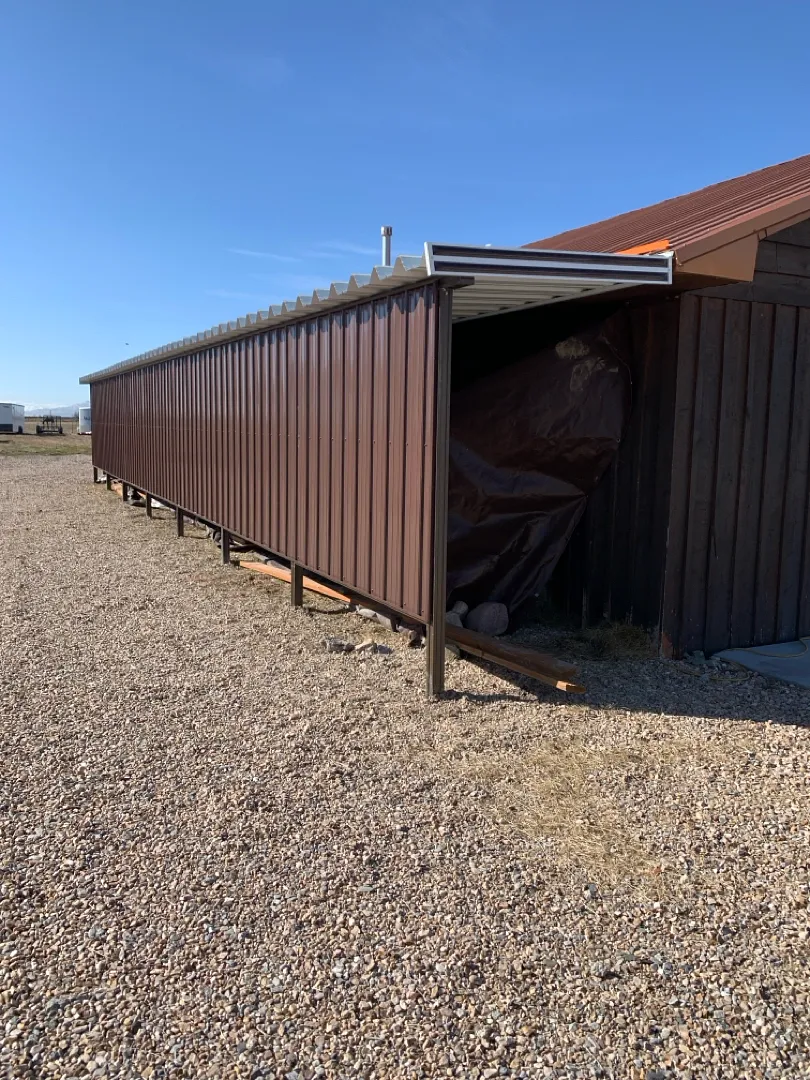 Ogden Patio Cover Installation with Snow Breaks