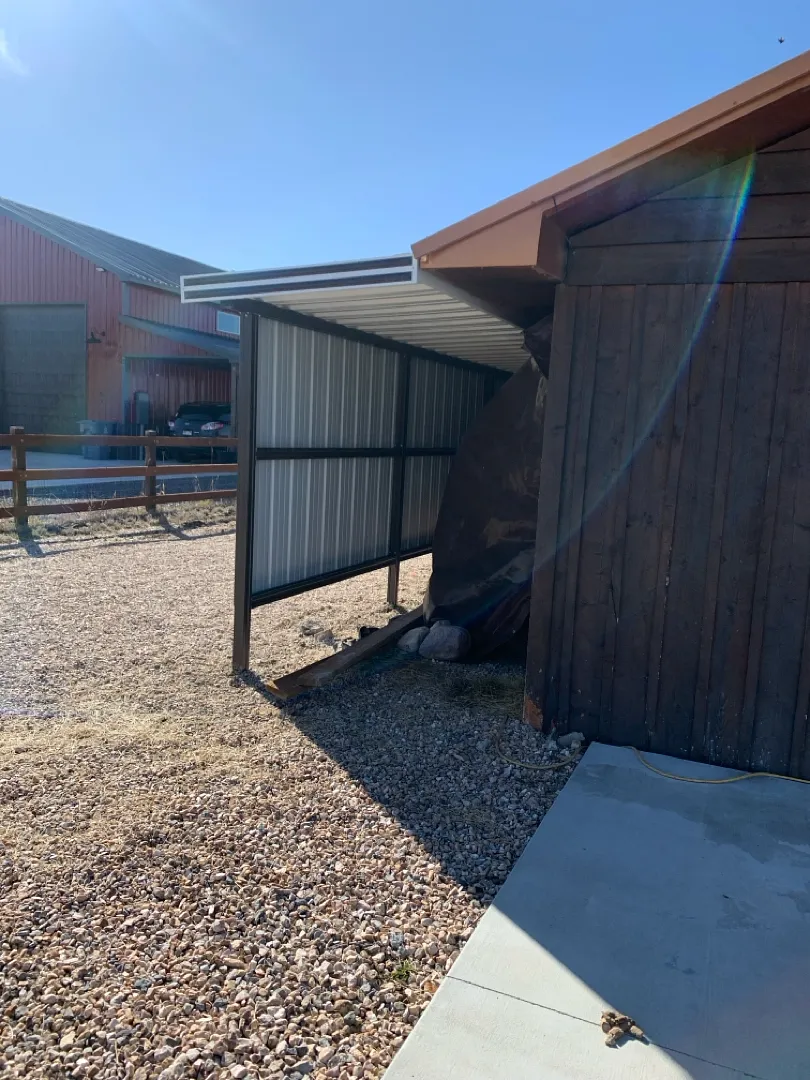 Ogden Patio Cover Installation with Snow Breaks