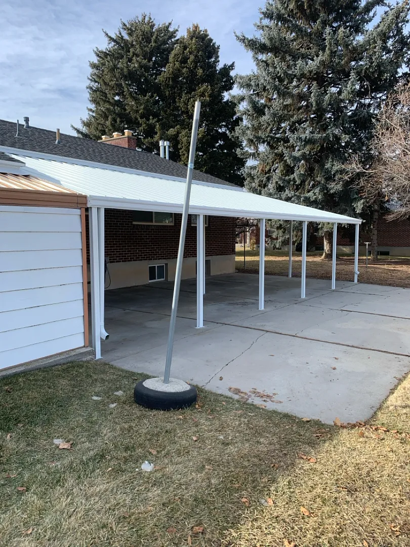 Durable 37x16 Patio Cover Installation in Ogden, UT
