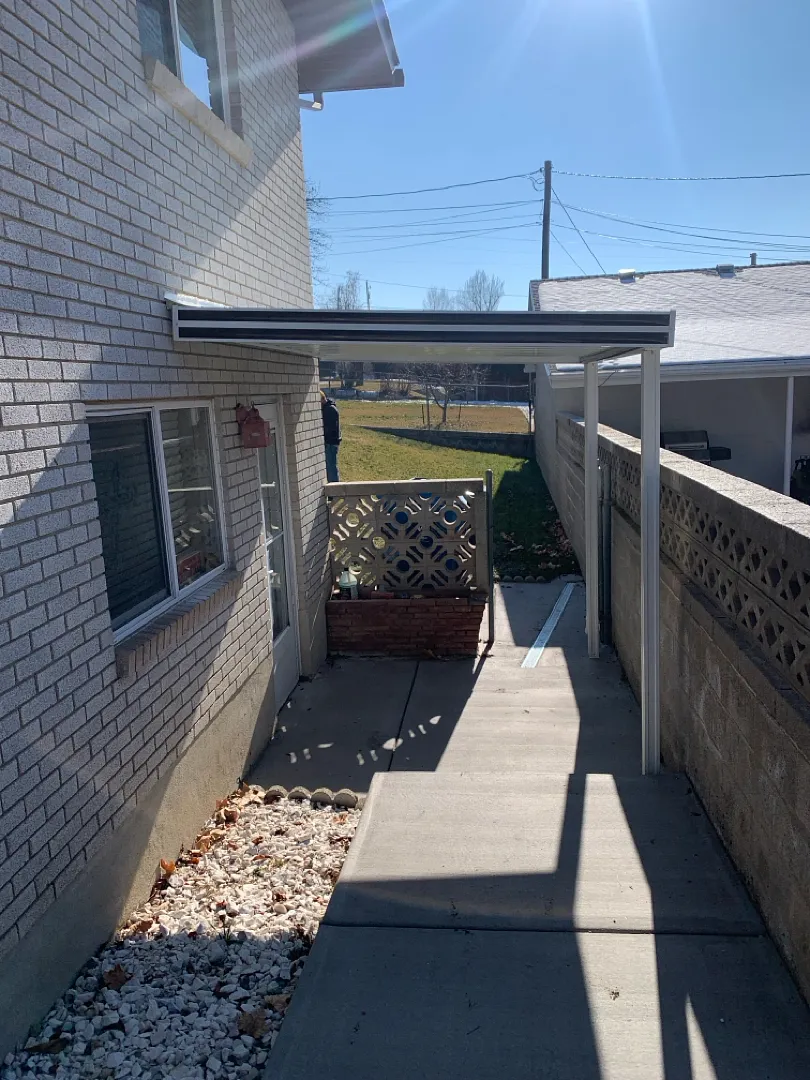 Durable 10x7 Patio Cover Installation in Ogden, Utah