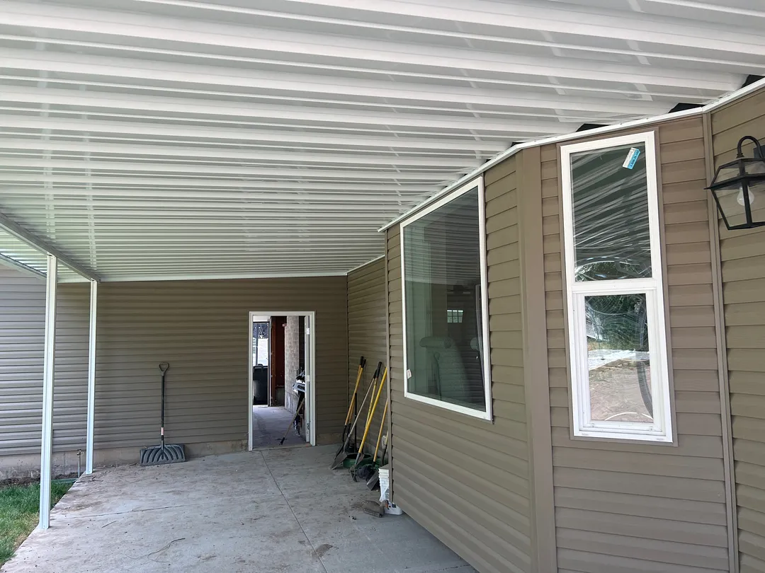 Honeyville UT Steel Patio Cover Installation