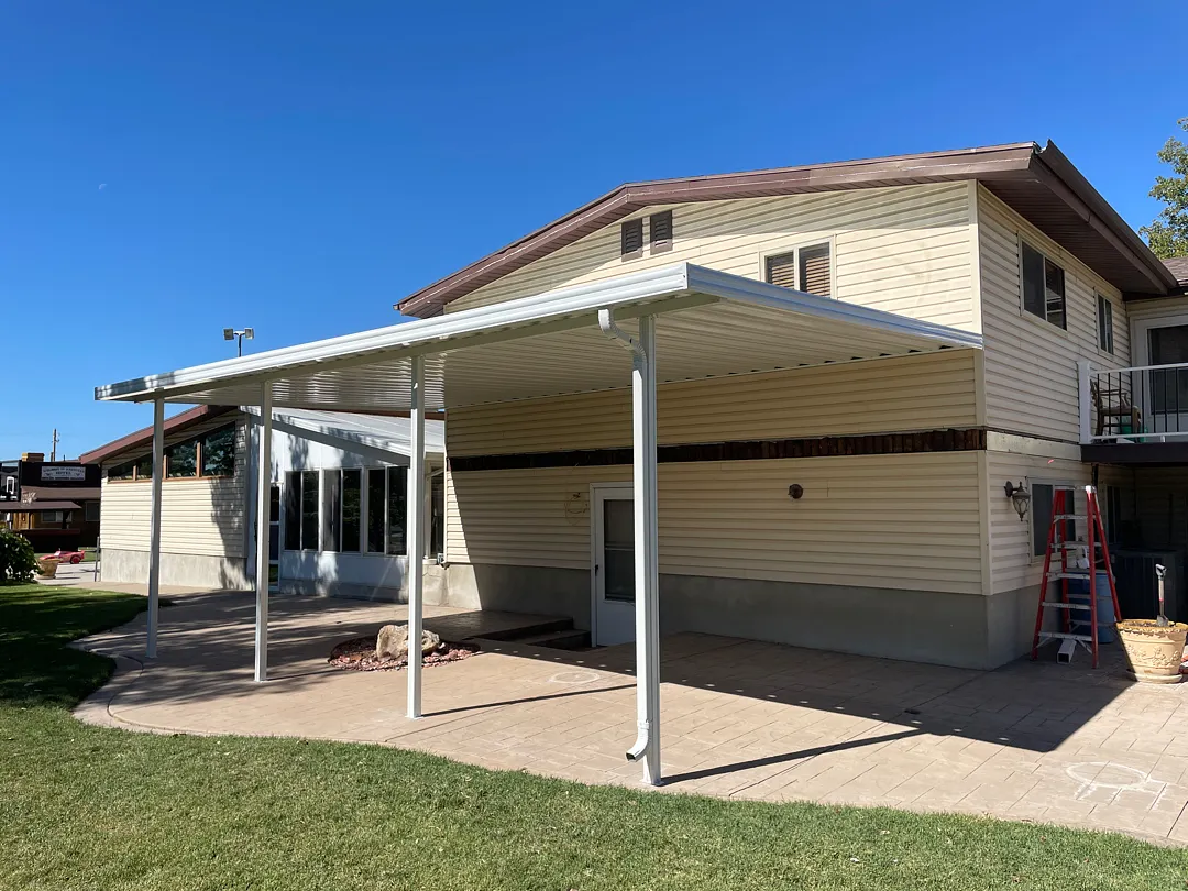 Custom 27x16 Patio Cover Installation in Hooper, UT