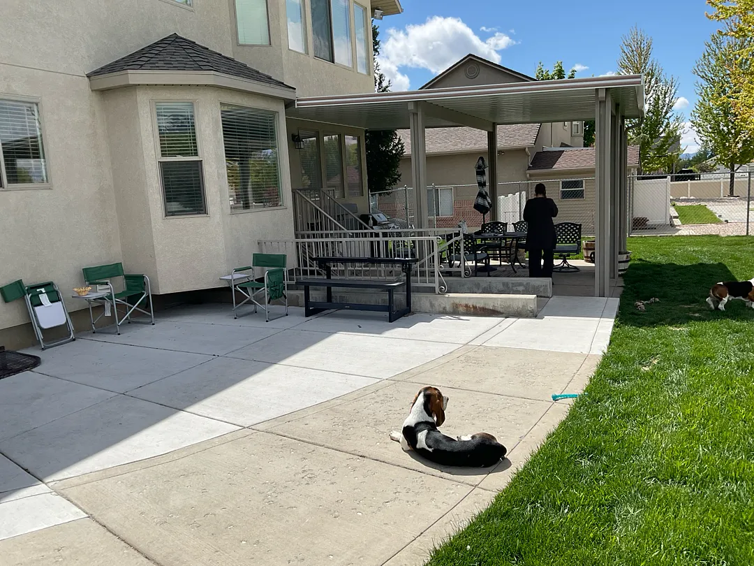 Steel Patio Cover Installation in Farr West, Utah