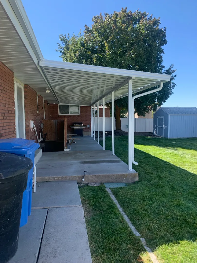 Durable 39x10 Patio Cover Installation in Logan, UT