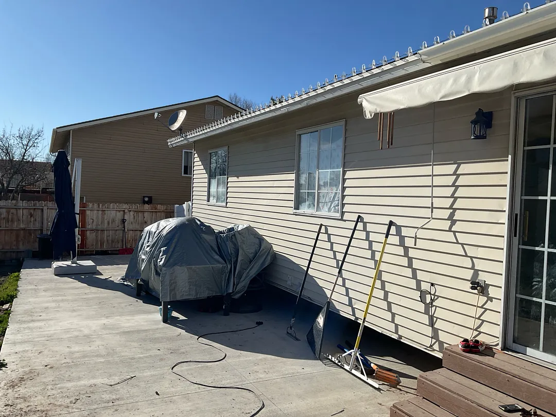 Durable 40x12 Steel Patio Cover Installation in Roy, UT