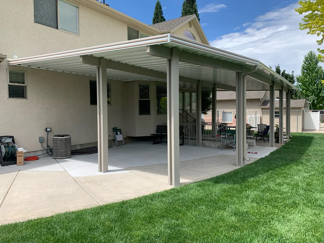 Steel Patio Cover Installation in Farr West, Utah