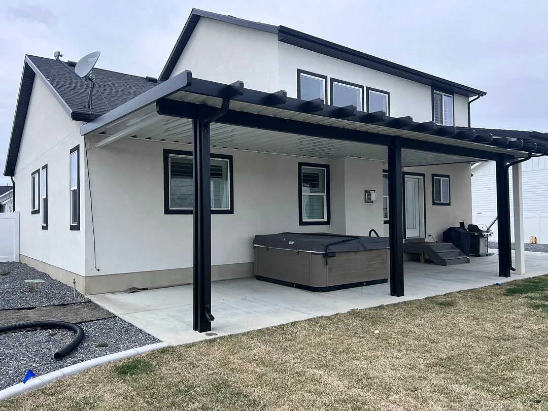 Custom Patio Cover and Pergola Wall in Plain City, UT