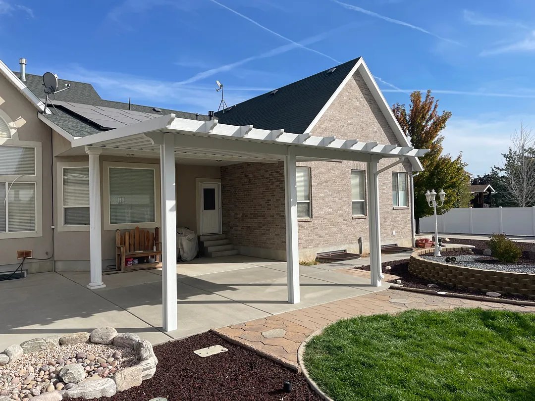Durable 21x15 Patio Cover Installation in West Haven, UT