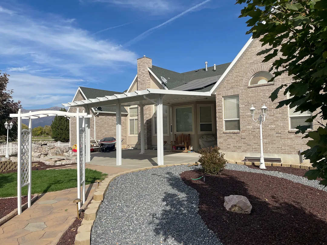 Durable 21x15 Patio Cover Installation in West Haven, UT