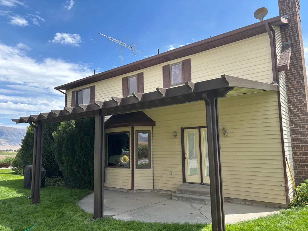 Stunning Patio Cover Installation in Tremonton, UT