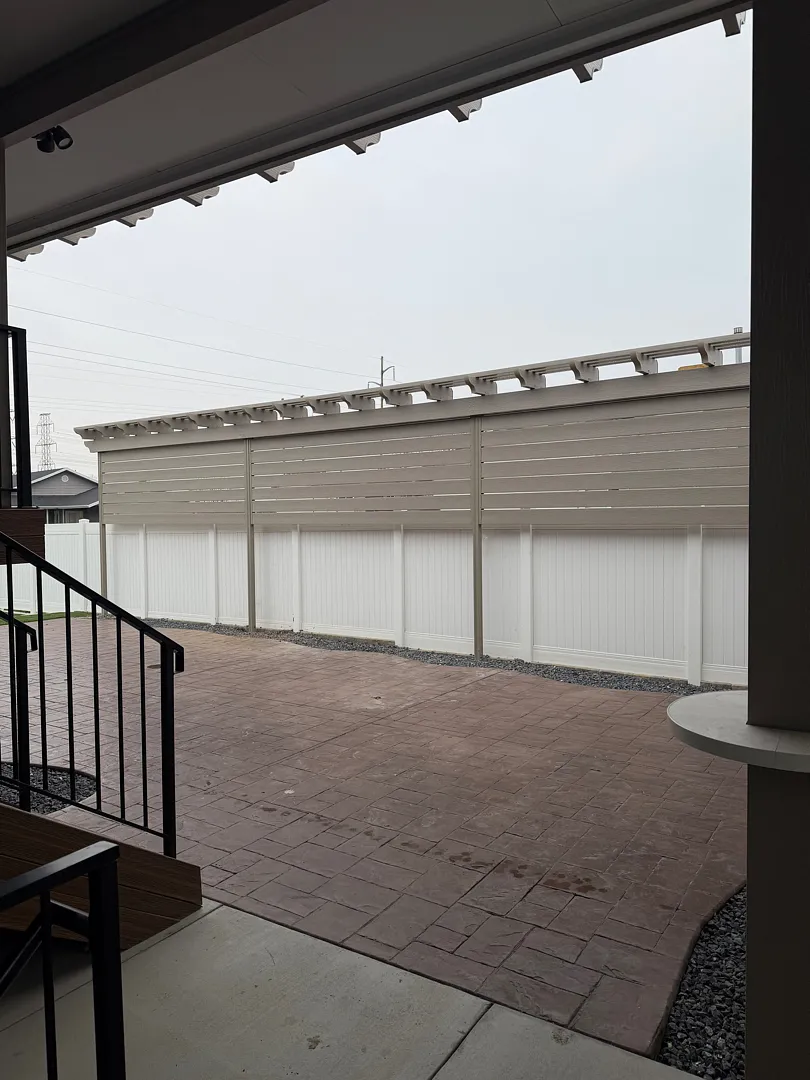 Custom Backyard Pergola Wall Installation in Clearfield, UT
