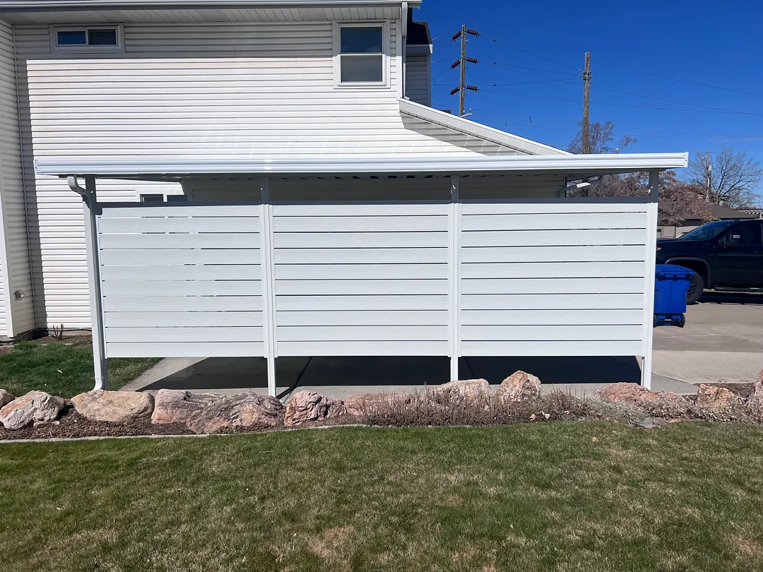 Custom Slatted Patio Cover Installation in Ogden, UT