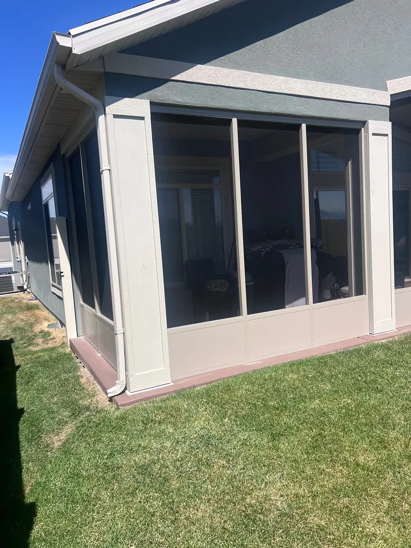 Custom Adobe Screen Room Installation in Hooper, UT