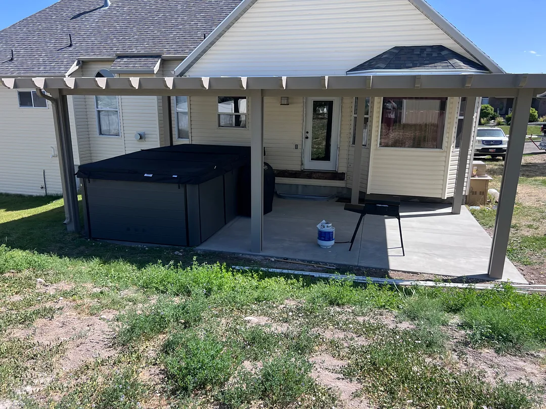 Stunning Custom Patio Cover Installation in Tremonton, UT