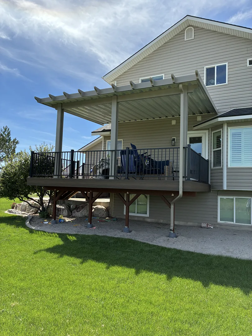 Custom Steel Patio Cover Installation in Syracuse, UT