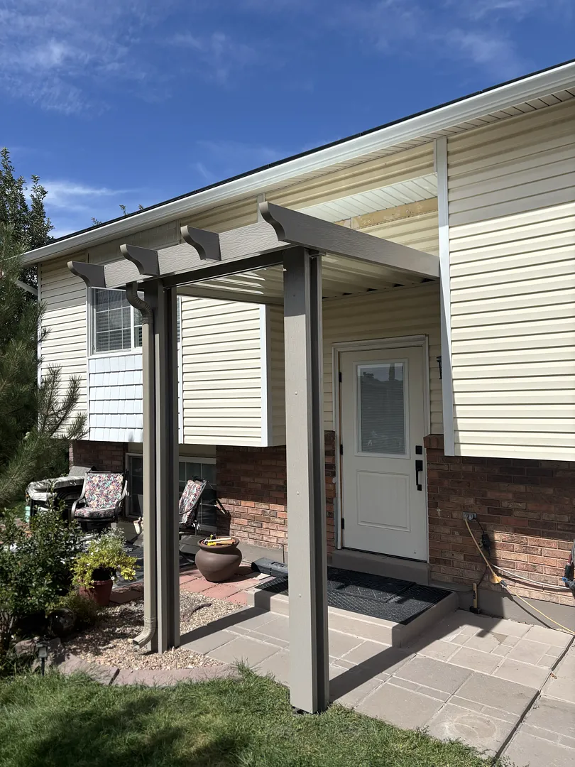Durable 6x8 Steel Patio Cover Installed in Syracuse, UT